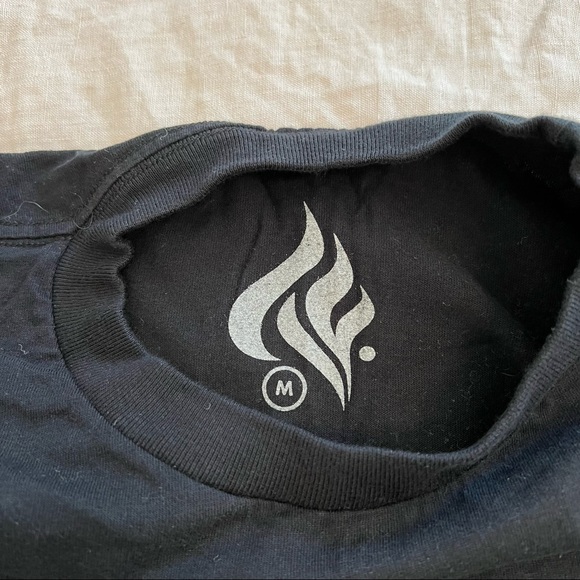 TWINFLAMES Happy Soul Tee Black - Picture 3 of 4